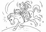 Pferd Caballo Dibujo Paard Coloriage Vaquero Cow Malvorlage Kleurplaat Cheval Pferde Ausdrucken Tinker Kleurplaten sketch template