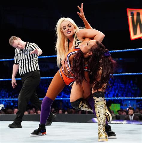Wwe Women 🌸 Mandy Rose And Sonya Deville Vs Naomi And
