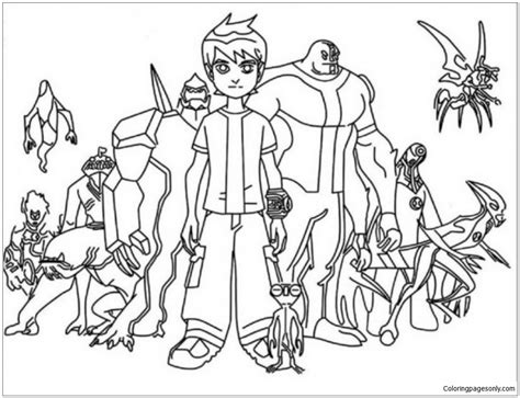 inspiring ben  coloring pages ben  coloring pages coloring pages  kids  adults