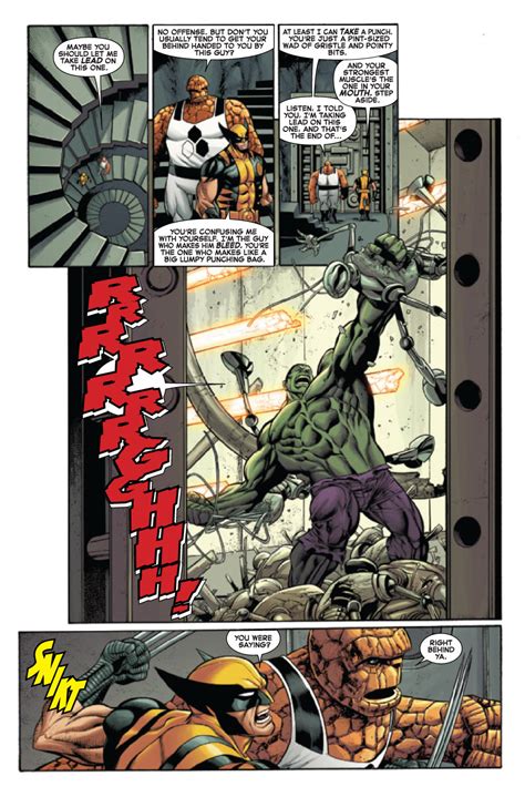 Thing Wolverine Vs Hulk Comic Book Cover Comic Books