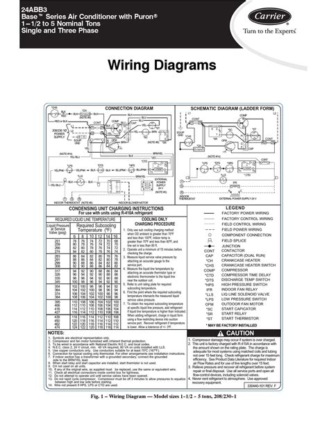 carrier base series wiring diagrams   manualslib