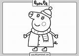 Peppa Pig sketch template