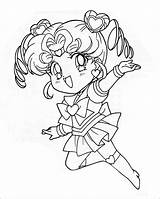 Chibi Coloring Pages Sailor Moon Coloringbay sketch template