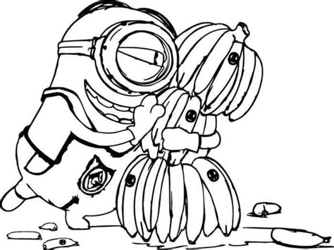 minions coloring pages banana minions coloring pages minion coloring