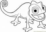 Pascal Tangled Coloring Pages Printable Template sketch template