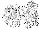 Sailor Moon Minitokyo Senshi Bishoujo Inner Flowers Visit Coloring Usagi Takeuchi Naoko Pages Choose Board sketch template
