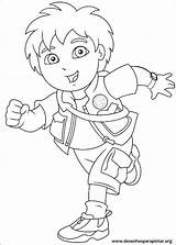 Coloring Pages Diego Go Colorpages sketch template