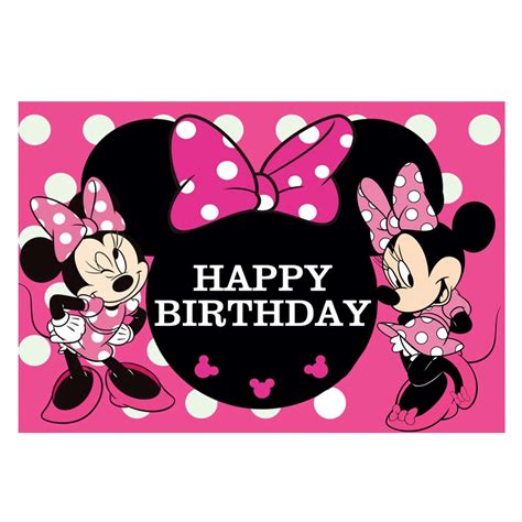 buy minnie mouse birthday party supplies minnie mouse backdrop