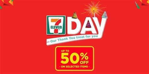 thursday is 7 11 day with 50 off at all 7 eleven stores clickthecity shops and services