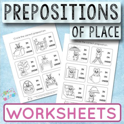 prepositions worksheets preposition worksheets preposition