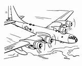 Coloring Pages Airplane Jet Military Fighter Plane Ww2 Paper Color Print Jumbo War Boys Drawing Planes Coloring4free Printable Aircraft Engineering sketch template