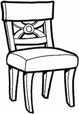 Cadeira Silla كرسي للتلوين sketch template