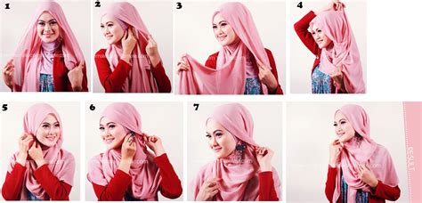 hijab tutorial styles cara memakai jilbab modis
