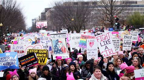 where were all the women s march protesters in november
