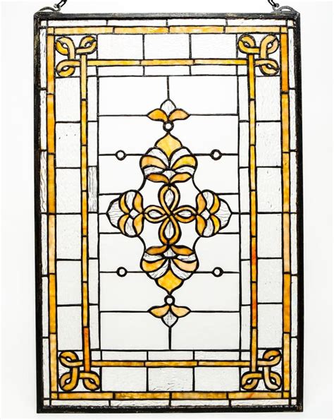 Louis Comfort Tiffany Manner Stained Glass Window
