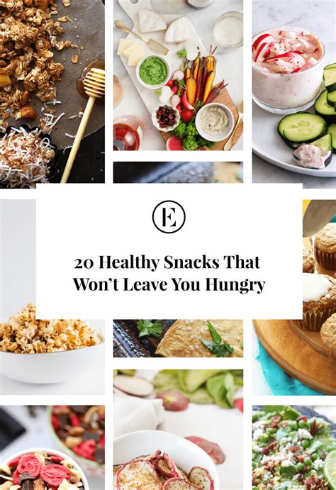 20 Healthy Snacks That Won T Leave You Hungry The Everygirl