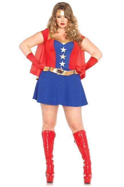 Comic Book Girl Wonder Woman Halloween Costume Plus Size Superhero