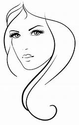 Line Face Drawings Drawing Faces Girl Women Stroke Strokes Diff Rent Clipart Clipartbest Sketch Easy Woman Beautiful sketch template