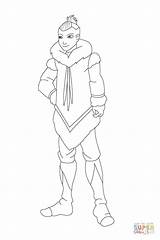 Coloring Sokka Pages Wrapped Warm Printable Silhouettes sketch template