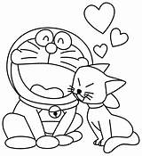 Mewarnai Kartun Doraemon Sketsa Kumpulan sketch template