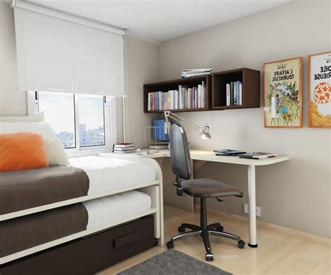 print  small bedroom desks   narrow bedroom space bedroom