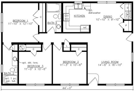 kendall  square foot ranch floor plan