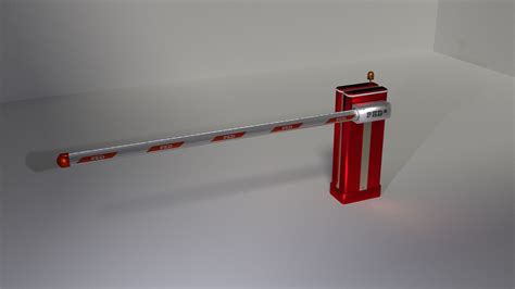 boom barrier gates urban equipment set  model  blend fbx obj mat unknown max freed