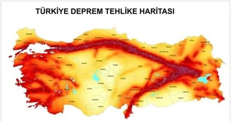 tuerkiye deprem haritasi  tuerkiyede deprem riski en az ve en