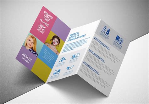 modern medical tri fold brochure template in psd ai and vector brandpacks