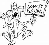 Looney Tunes Coyote sketch template