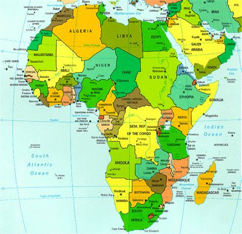 africa map map pictures