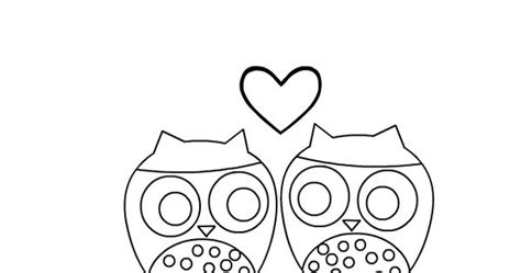 cute owl coloring pages  coloring page  cute owls   heart