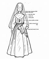 Habit Nuns Monja Habits Joan Naming Medieval Disfraz Img0 Larp Catolica Consagrada Inch Santa Act sketch template