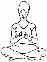 Meditatie Zonder Eten Ky Lichaam Houden Doen Zal Kriya sketch template