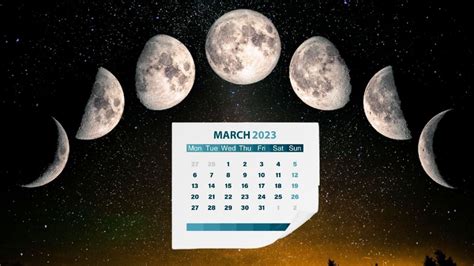 calendario lunar  estas son todas las fases de la luna en marzo
