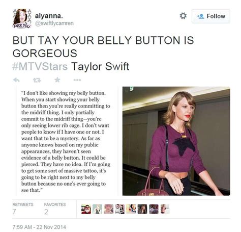 taylor swift posts photo with her belly button exposed this is why you