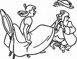 Coloring Pages Drizella Anastasia Cinderella Tremaine Lucifer Lady Wecoloringpage sketch template