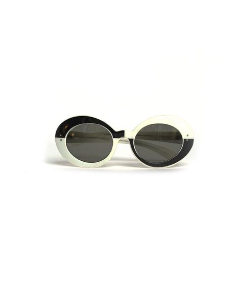 1960 s black and white two tone bug eye sunglasses eye sunglasses