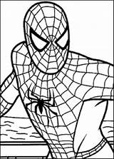 Colorir Aranha Homem sketch template