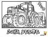 Deere Tracteur sketch template