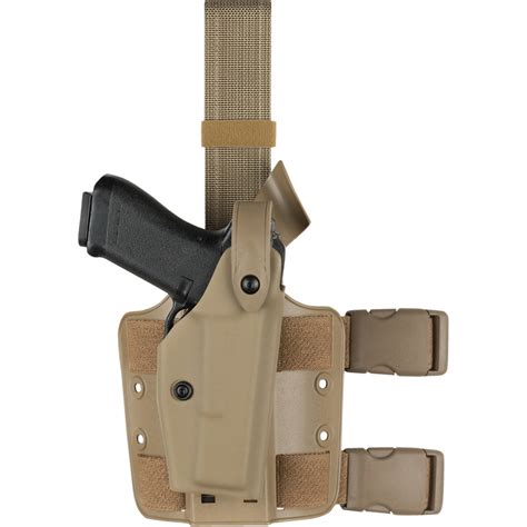 holsters safariland black modular  tactical drop leg holster