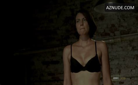 Lauren Cohan Underwear Scene In The Walking Dead Aznude