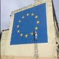 banksy brexit mural unveiled  day  french vote cnncom