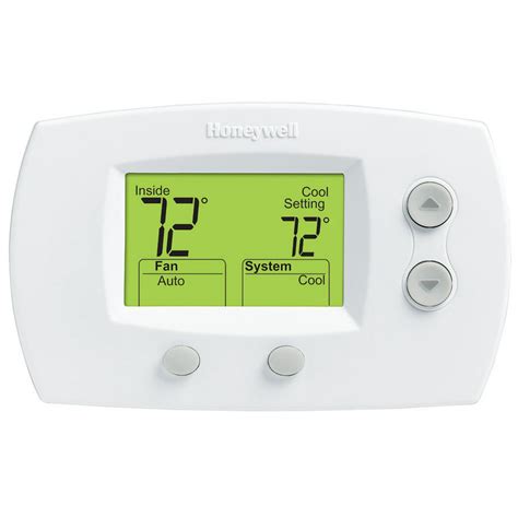 pro   heatone cool  programmable digital thermostat white walmartcom walmartcom