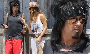 Nikki Sixx And Wife Courtney Bingham Both Wear Tank Tops In Malibu