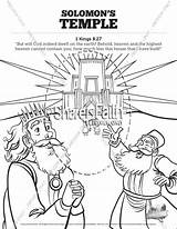 Solomon Temple Coloring Pages Kings School Sunday sketch template