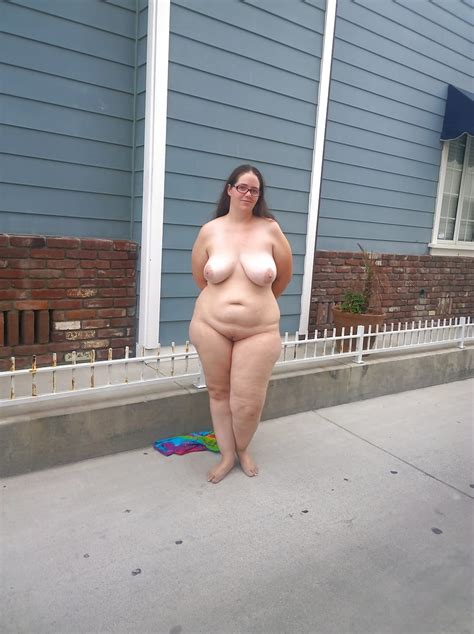 Bbw Public Nudity Nude Street 4 Pics Xhamster