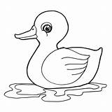 Vector Quacking Illustrations Cartoon Duck Similar Clip sketch template