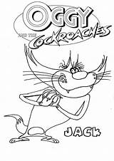 Cockroaches Oggy sketch template