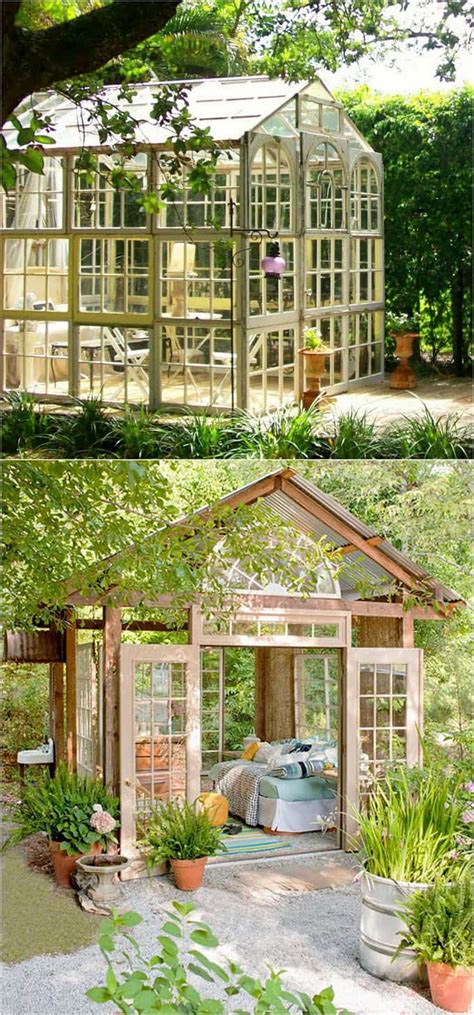 beautiful diy shed ideas  reclaimed windows